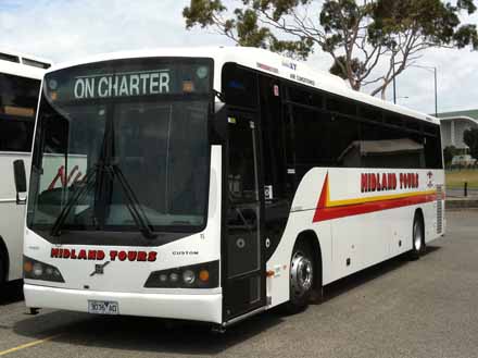 Custom Coaches SB400 Volvo Midland Tours